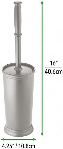 mDesign Toilet Bowl Brush and Holder - Image 4