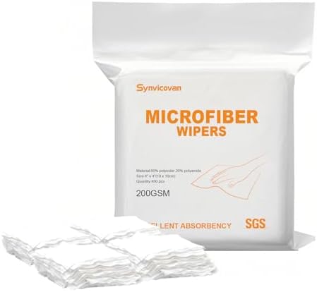 Microfiber Cloths 4"x4" by Synvicovan