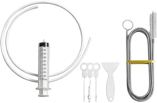 7-Piece Refrigerator Drain Cleaner Kit, 60in Flexible Brush&Hose Set by MUAECH%E2%80%94%E2%80%94MakeUAnElegantHOME
