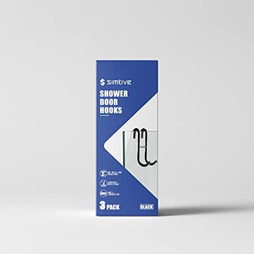 Simtive Shower Door Hooks, Towel Hooks - Image 6