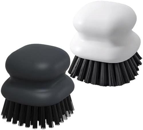 2Pack Dish Scrub Brush, Palm Brush Dish Scrubber by MUUBOOX