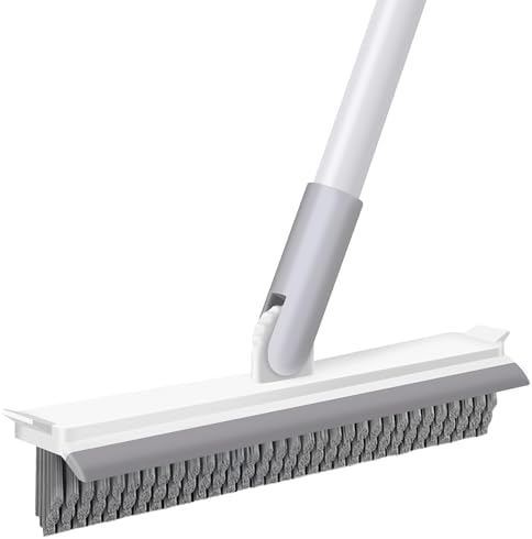IVYROLL Grout Brush with Long Handle, Floor Cleaning Scrubber by IVYROLL