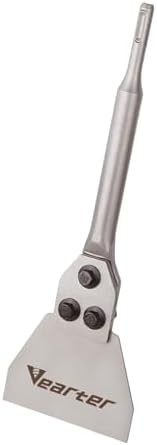 4''x12'' SDS Plus Floor Scraper, Concrete Chisel Tile Removal Tool by Vearter