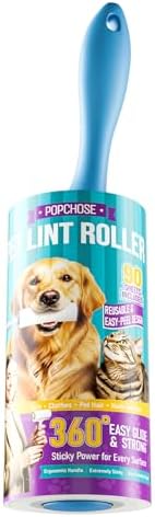 POPCHOSE Lint Roller for Pet Hair Extra Sticky, 90 Sheets by Popularchoicesfromhere