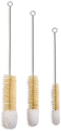 HIC Kitchen Soft-Tip Cleaning Brushes, Non-Scratch Microfiber by HIC