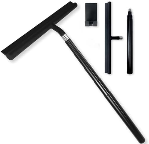 Black Telescopic Shower Squeegee by Unknown