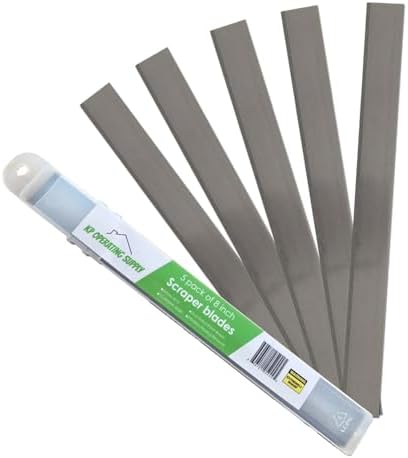 8-Inch Floor Scraper Blades, 5 Pack Replacement by Unknown