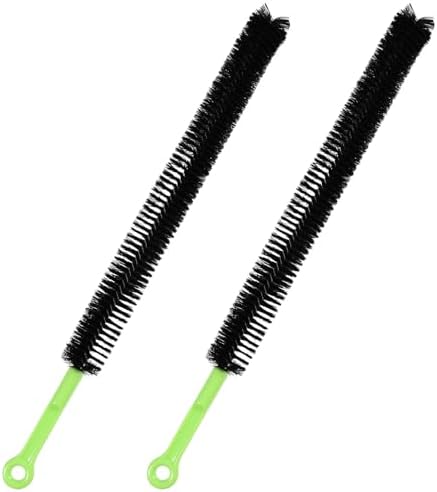 2pcs Sink Drain Brush, Bathroom Hair Clog Cleaner Nylon Stainless Steel Long by Unknown