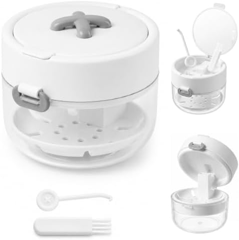 3‑in‑1 Retainer Cleaner Case, Leak‑Proof Aligner Storage Box by Unknown