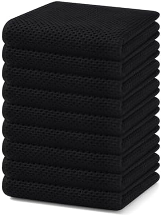 Homaxy 100% Cotton Waffle Weave Kitchen Dish Towels 9-Pack by Homaxy