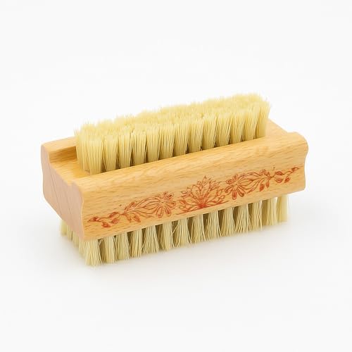 Wooden Fingernail Brush, Nail Scrubber Crush - Image 2