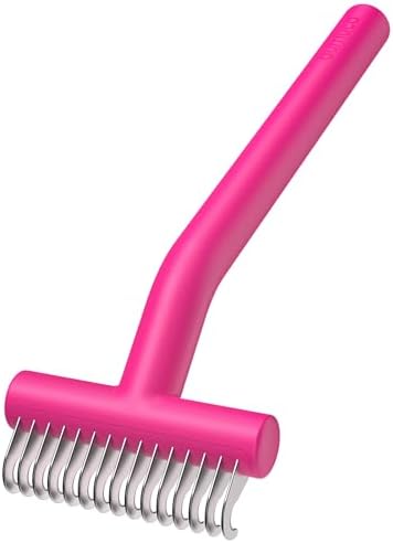 aumuca Undercoat Rake for Dogs, Deshedding & Dematting Comb for Cats by aumuca