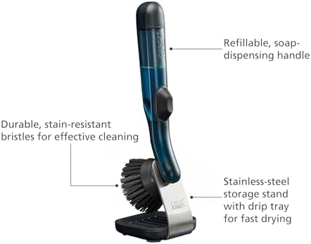 Joseph Joseph SinkTech Refillable Soap-Dispensing Dish Brush - Image 2