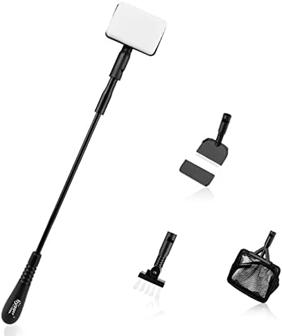 hygger Small Fish Tank Cleaner, Aquarium Cleaning Tools Kit by hygger