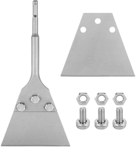 SDS Plus Floor Scraper Kit, 5 Inch x 11 Inch Tile Removal Tool by GDHSWJ
