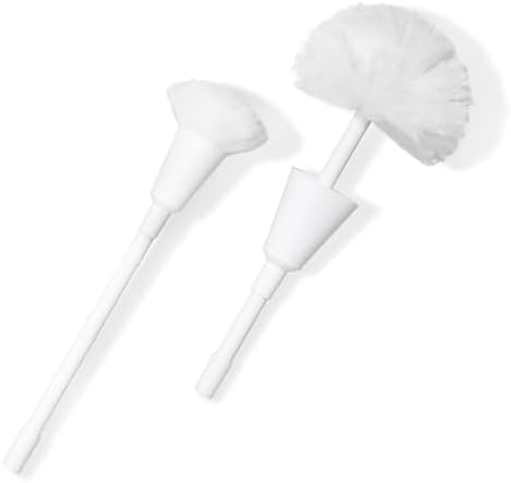 Don Aslett Johnny Mop | Set of 2 Toilet Brushes | 14" Handle to Easily Clean by DonAslett