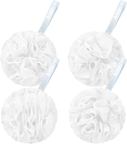 AmazerBath Loofah Sponge 60g/Piece, Exfoliating Bath Sponge Body Scrubber by AmazerBath