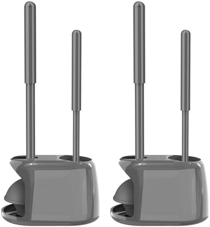 SetSail 2 Packs Toilet Brush and Plunger Set by SetSail