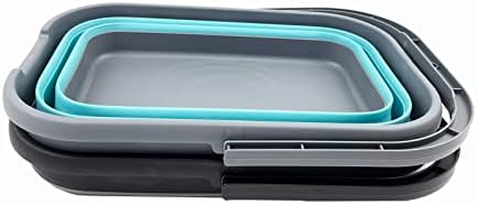 SAMMART 12L Collapsible Rectangular Handy Bucket/Multiuse Foldable Water Pail - Image 3