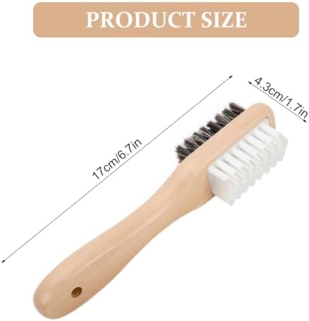 Suede Shoe Brush, Crepe & Brass Bristle Cleaner - Image 2