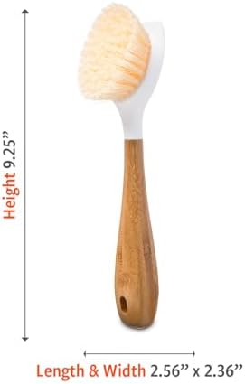 Full Circle Kitchen Dish Brush, Bamboo Handle & Strong Bristles - Image 6