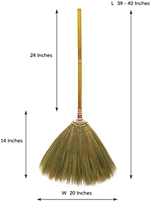 Indoor Grass Broom 40 Inch - Image 2