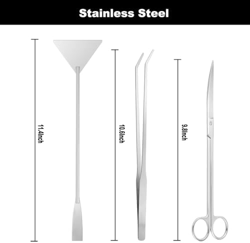 Carefree Fish 7IN1 Aquarium Cleaning Tools Long Handle Algae Scraper - Image 4