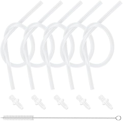 Milk Tube Hose Set with Jura Milk Pipe HP3 Connectors and Hose Brush by Unknown