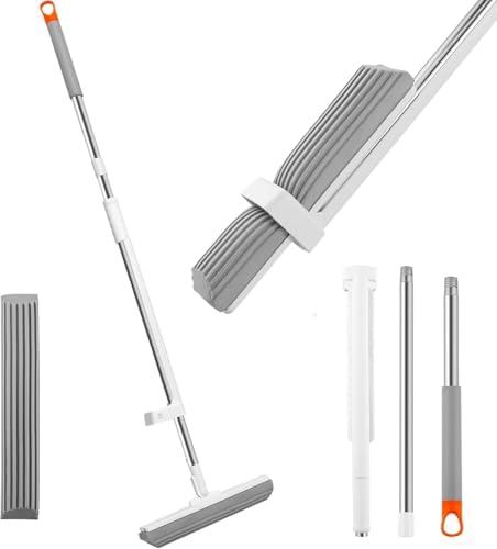 Self-Wringing Sponge Mops for Floor Cleaning, Self-Washing Roller Sponge Mop - Image 2