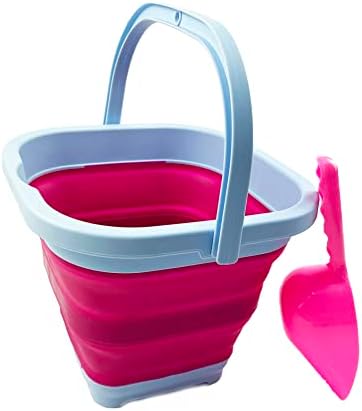 SAMMART Collapsible Rectangular Cleaning Bucket 5L- Foldable Camping Beach Sand - Image 6