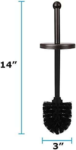 Blue Donuts Toilet Brush and Holder - Image 3
