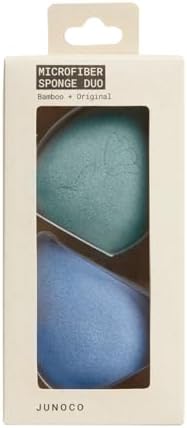 JUNO & Co. Microfiber Makeup Sponge, Dual Layer Technology by JUNOCo