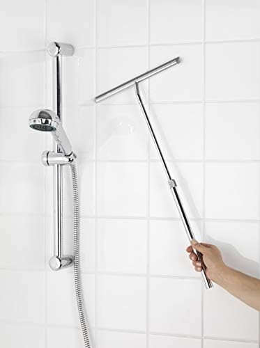 WENKO Shower Squeegee, Glass Door, Extendable Mirror Squeegee, Stainless Steel - Image 5