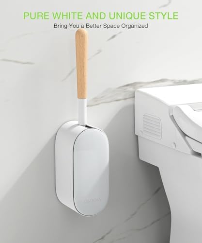 OSCIOSS Bamboo Toilet Brush Set, 2 Pack - Image 7