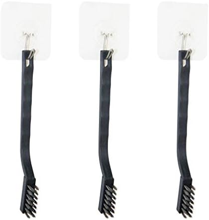 YiwerDer 9PCS MINI Wire Brushes, Stainless Steel Brush Set, Curved Handle - Image 5