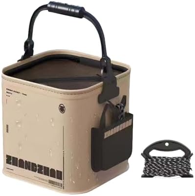 3.7 Gallon Collapsible Fishing Bucket by Unknown