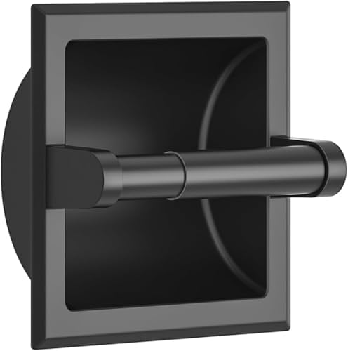 FORIOUS Recessed Toilet Paper Holder, Wall Mount Bathroom Tissue Holder by FORIOUS