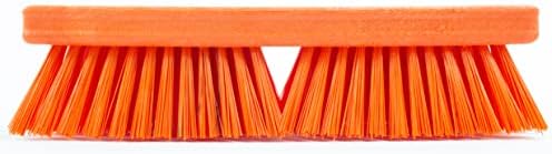 SPARTA Plastic Floor Scrub Brush, Brush Head Only, Deck Brush by SPARTA