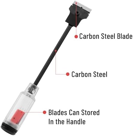 Bates- Long Reach Extension Scraper, 11-Inch Razor Scraper Tool - Image 3