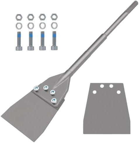 TOOVEM 6 Inch SDS Max Floor Scraper, SDS Max Chisel by TOOVEM
