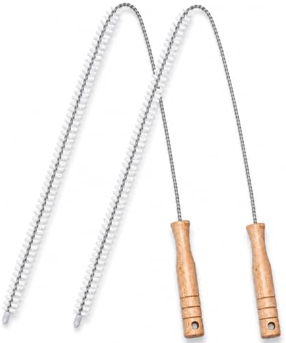 Drain Cleaning Brush, Wooden Handle by Unknown