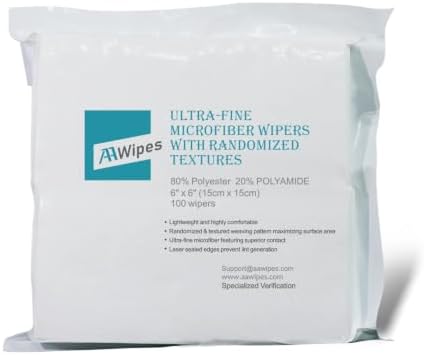 AAwipes Cleanroom Irregular Woven Linen Microfiber Wipes Knitted Superfine by AAWipes