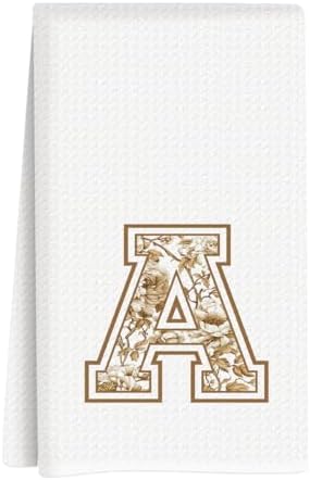 Chinoiserie Initial Kitchen Towels, Personalized Kitchen Towels, Personalized by Unknown