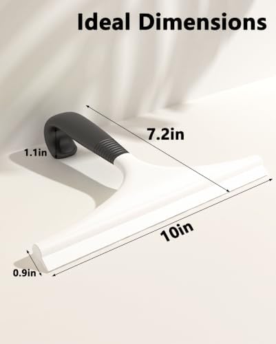 10 Inch Shower Squeegee for Shower Glass Doors - Image 3