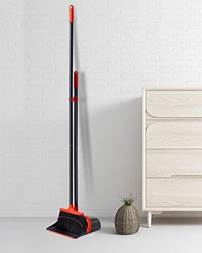 Broom with Dustpan Combo Set, Broom and Dustpan Set with Optional Extension Pole - Image 2
