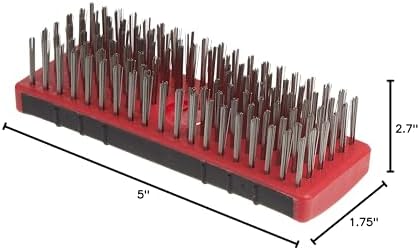 Red Devil 4166 7-Inch Soft Grip Stainless Steel Scrub Brush - Image 6