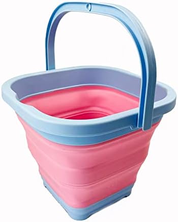 SAMMART Collapsible Rectangular Cleaning Bucket 5L- Foldable Camping Beach Sand by SAMMART
