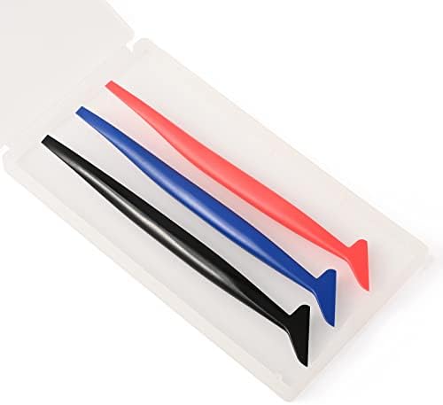 FOSHIO Vinyl Car Wrapping Flexible Micro Squeegee Curves Slot Tint Tool Set 3 - Image 6
