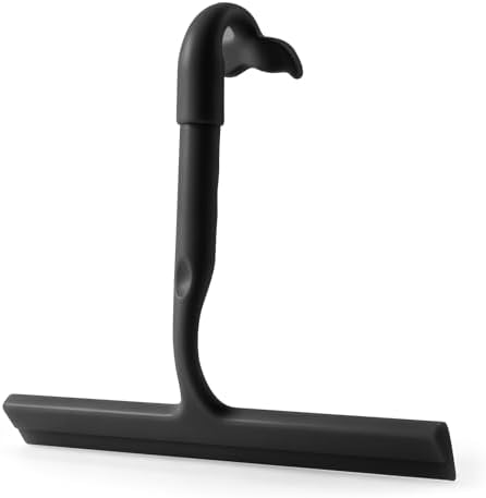 Shower Squeegee for Glass Doors, 9.8" W-Silicone, Streak-Free by Craffel