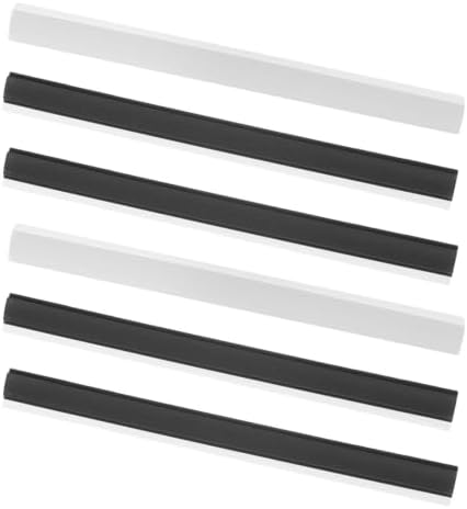 6pcs Rubber Dustpan Lip Replacement Edge Strips by Unknown